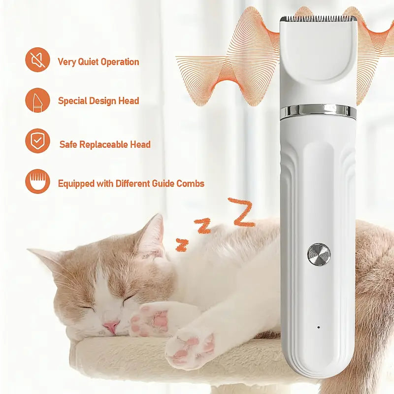 4-in-1 Rechargeable Pet Grooming Kit: